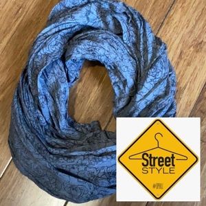 Street Style Grey Lightweight Neck Scarf